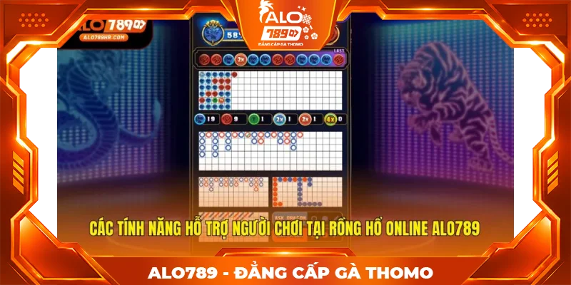 Các tính năng hỗ trợ người chơi tại Rồng Hổ Online ALO789