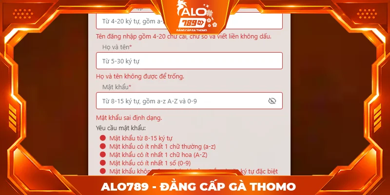 Đổi mật khẩu alo789