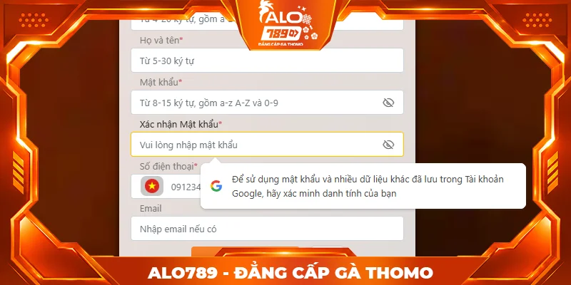 lưu ý khi đổi mật khẩu