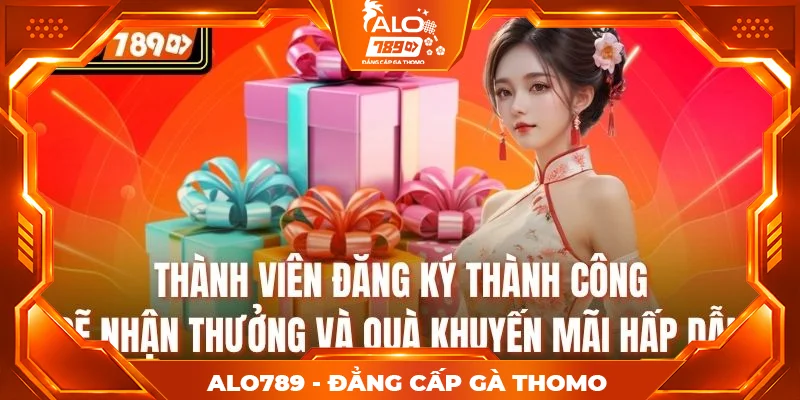 Thành viên đăng ký thành công sẽ nhận thưởng và quà khuyến mãi hấp dẫn